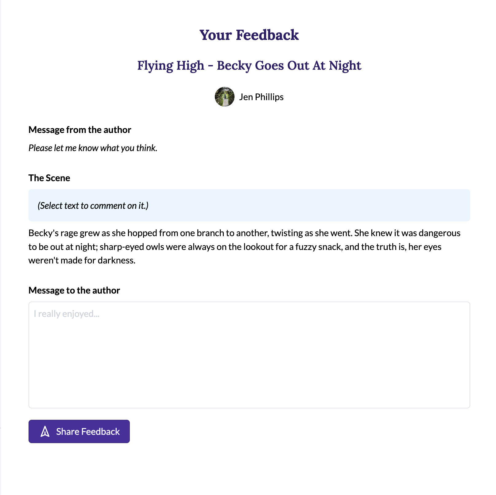 Feedback overview