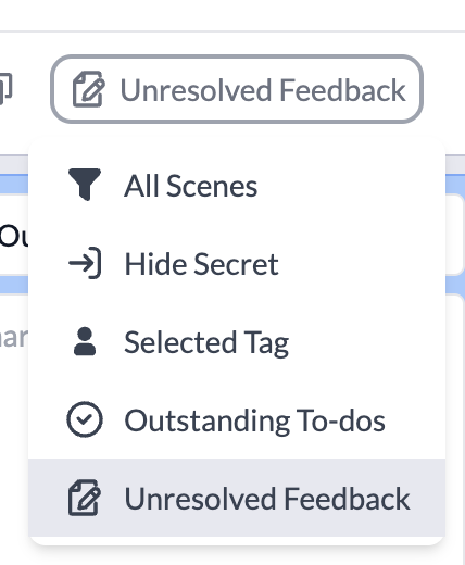 Unresolved Feedback Filter